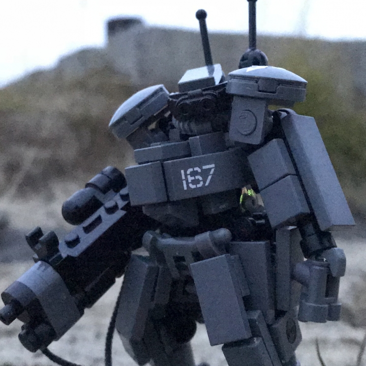 LEGO MOC - 16x16: Micro - BMS-1/M-3 Battle Mech Suit-1 Modificaton-3