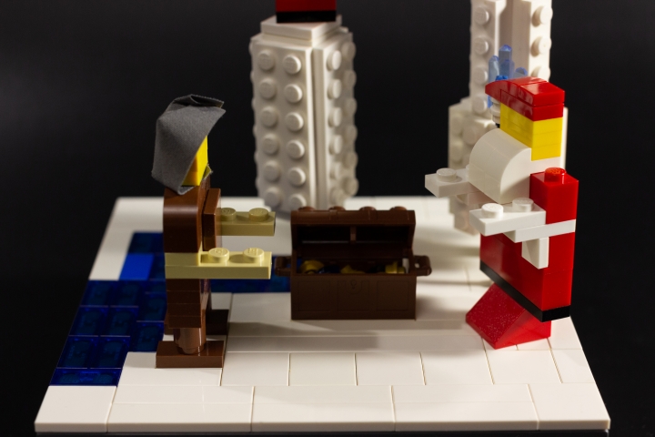 LEGO MOC - New Year's Brick 2020 - Встреча с Морозко