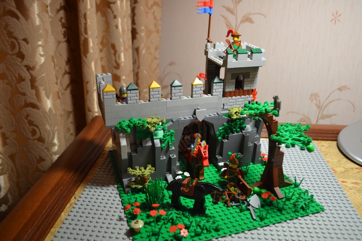 LEGO MOC - Младшая лига. Конкурс 'Средневековье'. - Застава Анфорт