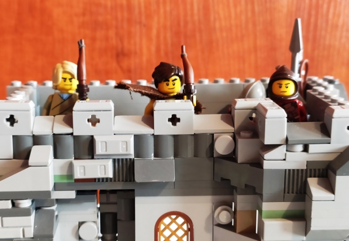LEGO MOC - Младшая лига. Конкурс 'Средневековье'. - Неприступная крепость