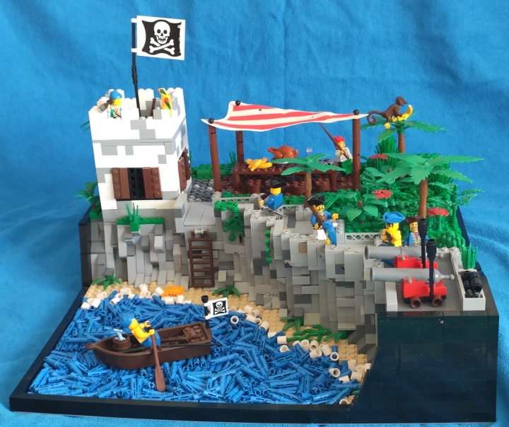 LEGO MOC - Младшая лига. Конкурс 'Средневековье'. - Пиратское логово