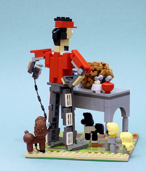 LEGO MOC - LEGO-конкурс 16x16: 'Все работы хороши' - Грумер и его посетители.