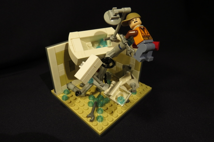 LEGO MOC - LEGO-конкурс 16x16: 'Все работы хороши' - Сантехник Петр и восстание санузла: фото2