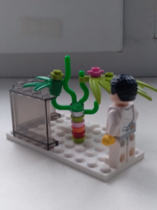 LEGO MOC - LEGO-конкурс 16x16: 'Все работы хороши' - Ботаник: Ботаник и чудо растение