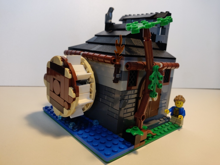 LEGO MOC - LEGO-конкурс 16x16: 'Иллюстрация' - Легенды старой мельницы: Еще один ракурс
