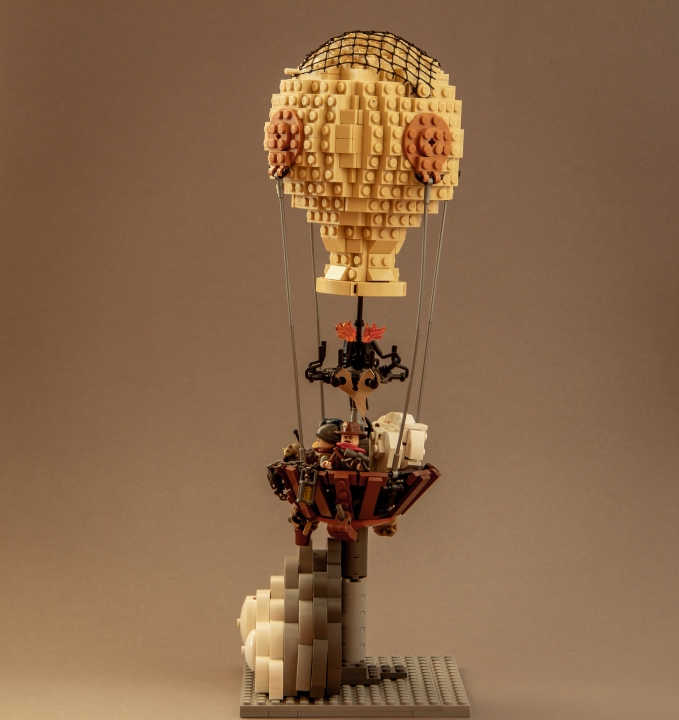 LEGO MOC - LEGO-конкурс 16x16: 'Иллюстрация' - На воздушном шаре