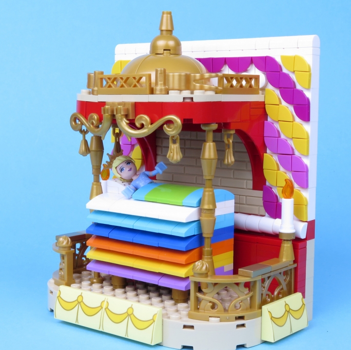 LEGO MOC - LEGO-конкурс 16x16: 'Иллюстрация' - Принцесса на горошине