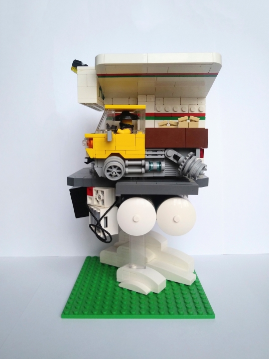 LEGO MOC - LEGO-contest 16x16: 'Cyberpunk' - Автозаправочная станция