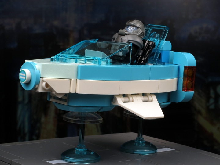 LEGO MOC - LEGO-contest 16x16: 'Cyberpunk' - ГруБыКиРя: Одноместный Скоростной Единый Летун - Надёжный конь любого ГруБыКиРиста!