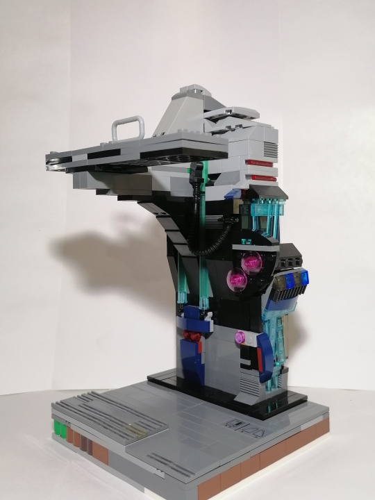 LEGO MOC - LEGO-contest 16x16: 'Cyberpunk' - На низших уровнях города: Общий вид