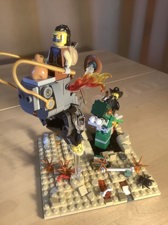 LEGO MOC - LEGO-contest 16x16: 'Western' - Погоня