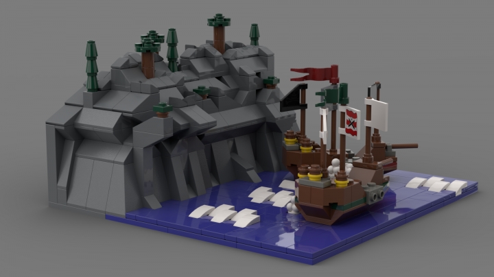 LEGO MOC - LEGO-contest 24x24: 'Pirates' - Морское сражение