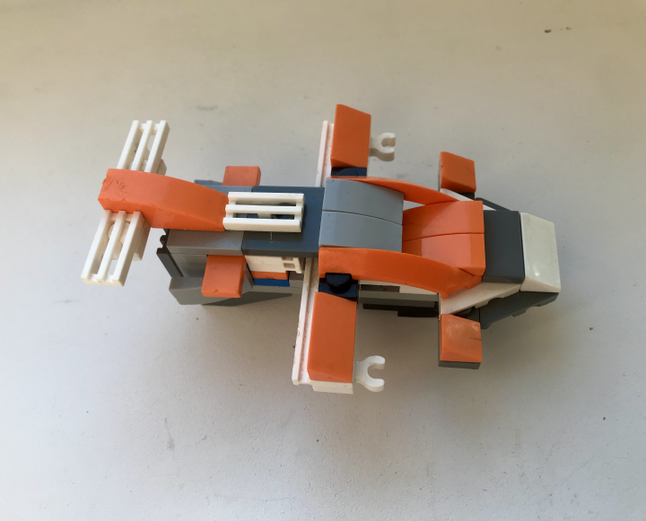 LEGO MOC - LEGO-конкурс 'Путь к звездам' - Звездолет «Мустанг»