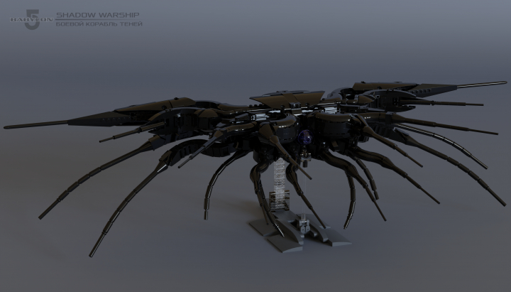 LEGO MOC - LEGO-конкурс 'Путь к звездам' - 'Вавилон-5': Ворлоны против Теней : Появляясь из ниоткуда, эти черные пауки внушали невообразимый страх. 