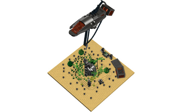 Сборочно-грузовой корабль инопланетных вторженцев.