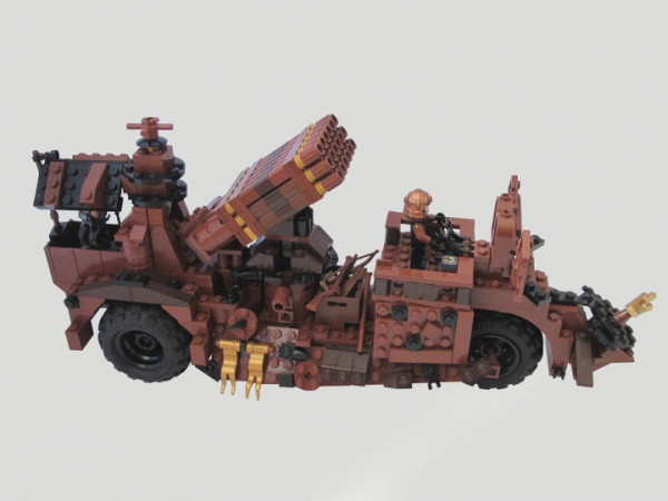 Паровой тяжелый военный мотоцикл "Пурга"