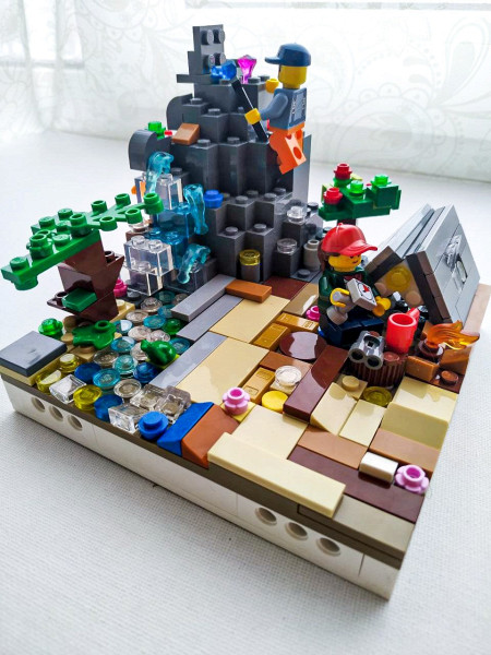 ГеоЛЕГОлогическая разведка месторождений. С сюрпризом :)