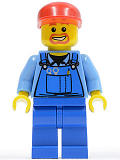 LEGO air031 Overalls with Tools in Pocket Blue, Red Cap