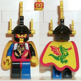 LEGO cas001 Dragon Knights - Dragon Master, Yellow Plumes, Dragon Cape