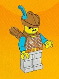 LEGO cas286 Dark Forest - Forestman 2 with Quiver