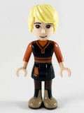 LEGO dp072 Kristoff - Black Tunic, Dark Orange Shirt, Dark Tan Boots