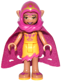 LEGO elf022 Azari Firedancer - Bright Light Orange with Long Cape and Hood (41179)