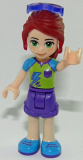 LEGO frnd233 Friends Mia, Dark Purple Shorts, Lime Top, Sunglasses