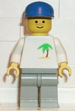 LEGO par021 Palm Tree - Light Gray Legs, Blue Cap