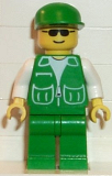 LEGO pck020 Jacket Green with 2 Large Pockets - Green Legs, Green Cap