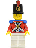 LEGO pi090 Imperial Soldier II - Shako Hat Decorated, Scowl