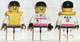 LEGO rsq013 Res-Q 2 - Black Cap, Life Jacket