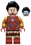 LEGO sh731 Iron Man Mark 85 Armor - Black Hair