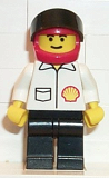 LEGO shell006 Shell - Jacket, Black Legs, Red Helmet, Black Visor