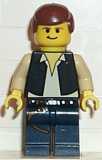 LEGO sw111 Han Solo, Dark Blue Legs (Set 4501)
