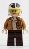 LEGO sw1145 Poe Dameron (Medium Nougat Jacket, Helmet)