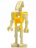 LEGO sw184 Battle Droid Commander with Straight Arm and Yellow Torso