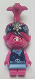 LEGO twt019 Poppy with Dark Blue Jacket and Flat Silver Flower