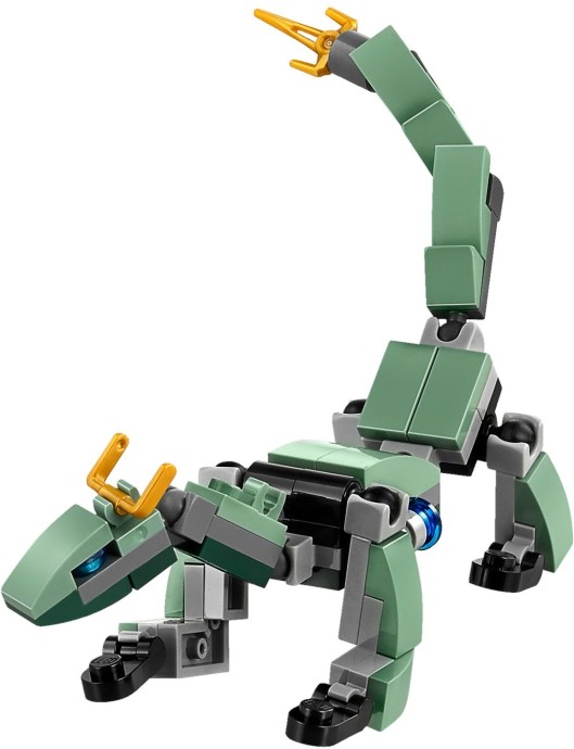 Bricker - 組裝玩具，來自LEGO 30428 Green Ninja Mech Dragon Micro Build