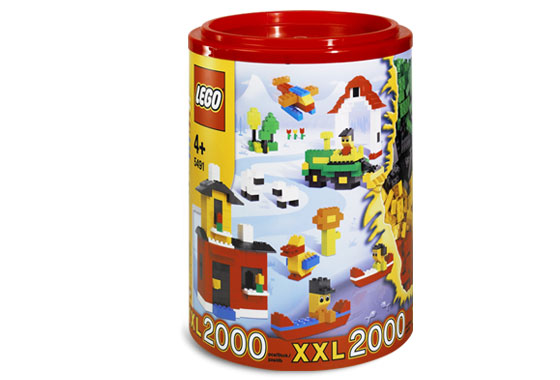 Bricker - 組裝玩具，來自LEGO 5491-2 LEGO XXL 2000 Barrel