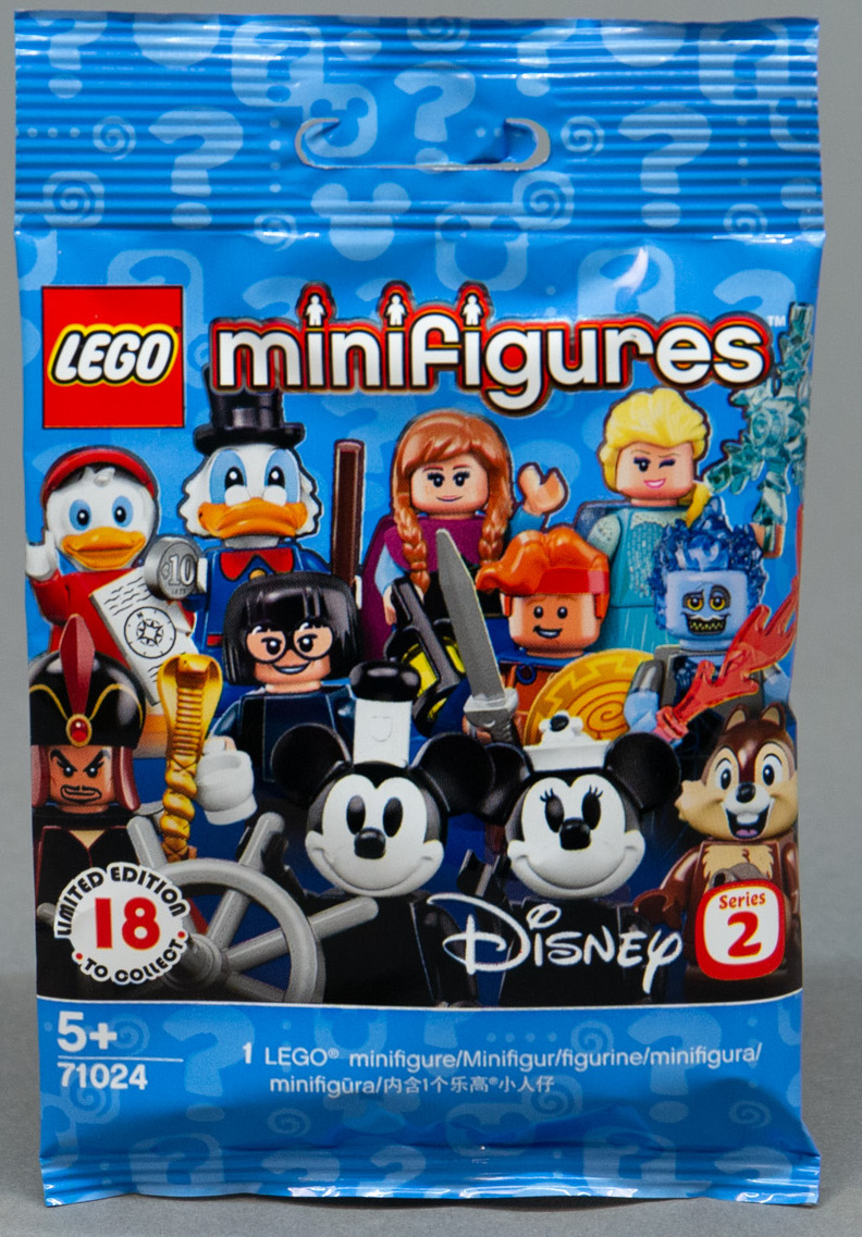 LEGO Disney Minifigures Series 2 Random Bag Set 71024-0 Packaging