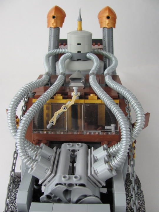 LEGO MOC - Steampunk Machine - 王者之劍: <br><i>- System of steam-cylinders are FIRST TIME-made in one case!</i><br>