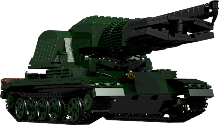 LEGO MOC - LDD-contest '20th-century military equipment‎' - Gas-Dynamic Minesweeper 'Warm-T': ТЕХНИЧЕСКИЕ ХАРАКТЕРИСТИКИ<br />
- боевая масса – 37 т;<br />
- ширина полосы траления – 10-12 м;<br />
- скорость траления - 1...3 км/ч;<br />
- надежность траления - 99%;<br />
- время непрерывной работы - 2,5 ч;<br />
- траление мин на глубину - до 20 см (при работе рыхлителем - до 50 см) с верху клюка это рыхлитель поколупать кочку подозрительную.