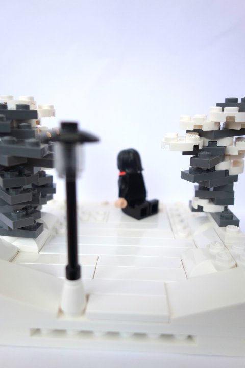 LEGO MOC - Конкурс «Советское кино» - Группа Крови: Вид сзади и фонарный столб