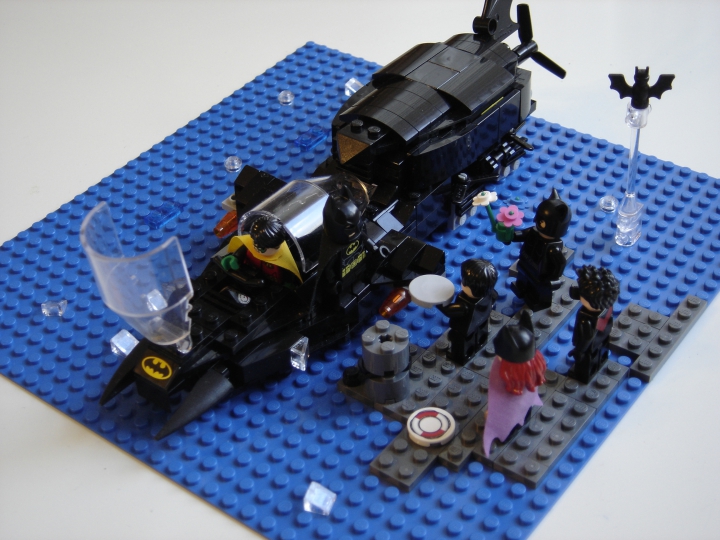 LEGO MOC - Submersibles - Подводная лодка Бэтмена: Лодка вернулась на базу