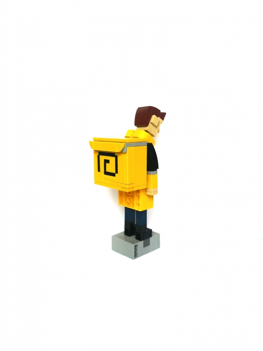 LEGO MOC - LEGO-конкурс 16x16: 'Все работы хороши' - Курьер