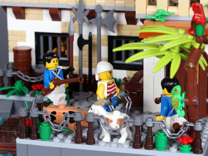 LEGO MOC - LEGO-contest 24x24: 'Pirates' - Форт 'Южный': Ещё один свежепойманный пират.