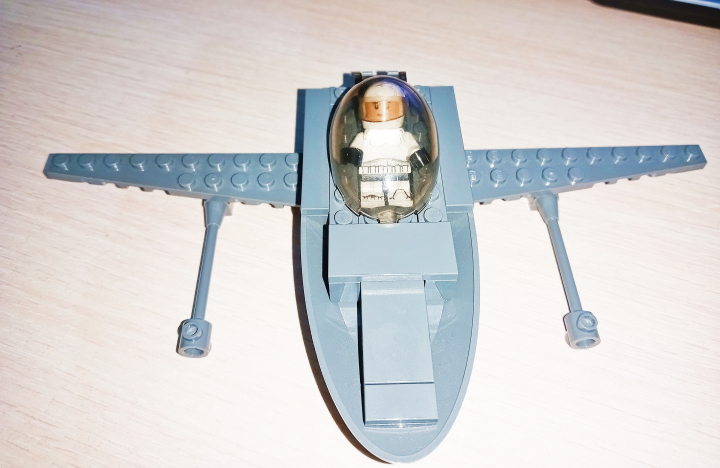 LEGO MOC - LEGO-конкурс 'Путь к звездам' - Корабль Вооружённых Космических Сил планеты 'Земля': Корабль ВКС планеты 'Земля'