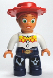 LEGO 47394pb129 Duplo Figure Lego Ville, Female, Jessie