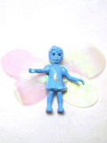 LEGO belvFair3a Belville Fairy - Medium Blue with Moon Pattern (Millimy) - With Wings and Bow