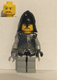 LEGO cas305 Breastplate - Armor over Light Bluish Gray, Black Neck-Protector, Brown Moustache (10176)